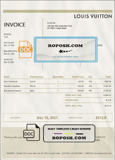 louis vuitton concierge|louis vuitton invoice.